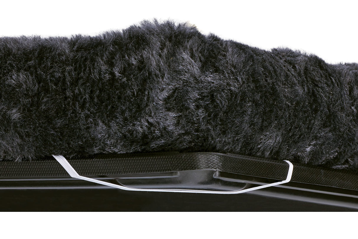 MidWest Homes for Pets QuietTime Giant Dog Bed – Gray Faux Fur Bolster, Ultra-Soft and Machine Washable, Fits 54-Inch Crates and Carriers, for XXL Breed Dogs
