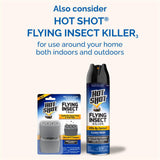 Hot Shot Flying Insect Killer, 15 Ounces, Aerosol Kills Houseflies, Mosquitoes and Flying Insects Indoors and Outdoors, Clean Fresh Scent, 3 Pack