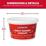 Catchmaster Tree Banding Insect Barrier DIY 15oz Pail, Lanternfly & Ant Traps, Outdoor Adhesive Crawling Insect Trap, Glue Traps to Protect Trees, Fruit & Plants
