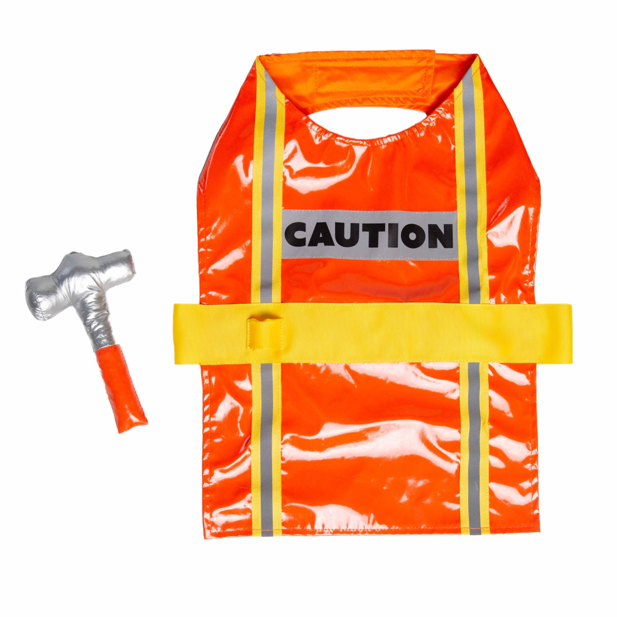 Pet Krewe Construction Worker Dog Costume - Small Halloween Costume for Pets, Includes Hat