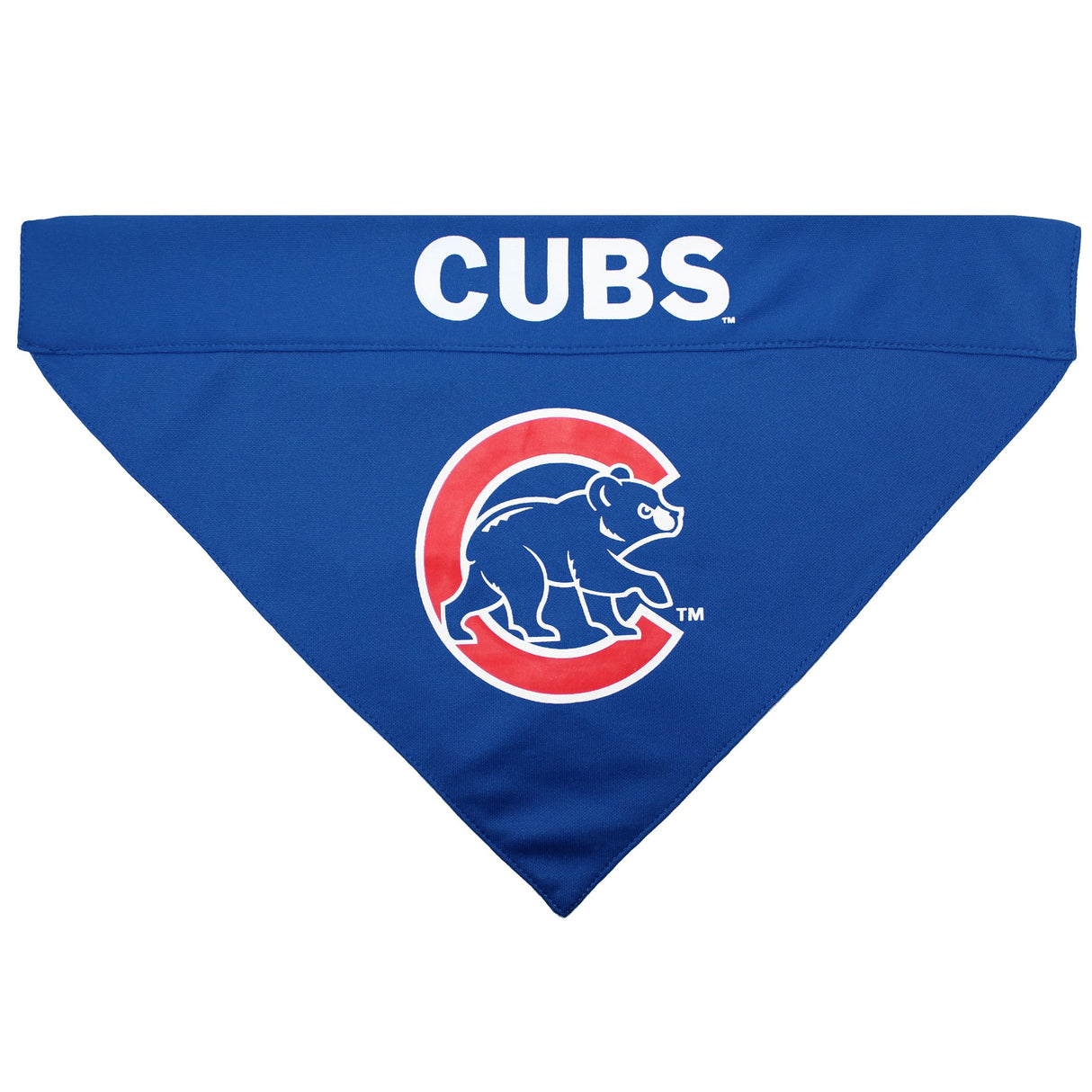 Pets First MLB Chicago Cubs Reversible Bandana Size XX-Large for Dogs & Cats. 2 Sided Sports Bandana,Premium Embroidery Team Logo, All MLB Teams Available