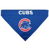 Pets First MLB Chicago Cubs Reversible Bandana Size XX-Large for Dogs & Cats. 2 Sided Sports Bandana,Premium Embroidery Team Logo, All MLB Teams Available