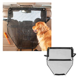 High Road Back Seat Barrier for Dogs - Car Divider for Dogs for Behind Front Seat - Padded Steel Frame with Heavy Duty Coated Dog Net Barrier for Car, Truck or SUV