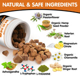 Calming Chews for Dogs - Anxiety Relief Treats Helps with Advanced Stress Relief, Separation Aid, Barking, Composure, Promote Relaxation - All Ages & Sizes, 180 Soft Chews