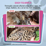 PetSilver Chicken Wound Spray for Chickens & Birds - Patented Silver Solution - Silver Spray for Wounds, Pecking Sores, Bumblefoot, Cuts, Burns, & Skin Irritations - Chicken Care - USA Made - 12 fl oz