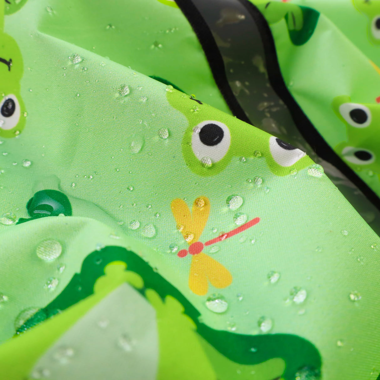 Fitwarm Funny Frog Dog Raincoat with Hood, Waterproof Rain Jacket for Small Dogs Boy Girl, Reflective Pet Poncho with Harness Hole, Packable, Adjustable, Green, XXL
