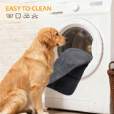 ZAKAPAWS Dog Crate Pad for Large Dog - 35x23 Memory Foam Dog Bed, Washable & Anti-Slip Dog Bed Mat, Ultra Soft Kennel Pad for Dogs Cozy Sleeping Mat, Grey