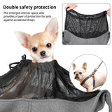 vrbabies Dog Sling Carrier for Small Dogs, Soft Adjustable Wide Strap Pet Dog Bag with Safe Mouth, Hand Free Front Carrying Puppy Cat Dog Kangaroo Pouch Carrier for Traveling