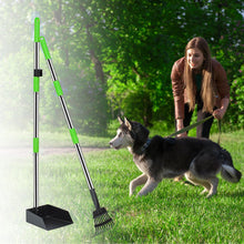 Load image into Gallery viewer, Niubya Pooper Scooper for Dogs, Metal Poop Scooper Tray and Rake Set with Adjustable Long Handle, Dog Pooper Scooper for Pet Waste Removal

