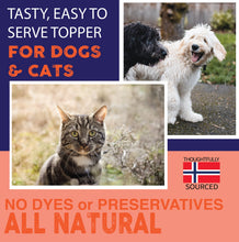 Load image into Gallery viewer, Nature's Diet Pet 32 oz Norwegian Salmon Oil Dogs &amp; Cats - Natural Support for Joint Function Immune Heart Health Appetite Skin &amp; Coat Omega 3 6 9 Liquid Food Topper EPA DHA Fatty Acids
