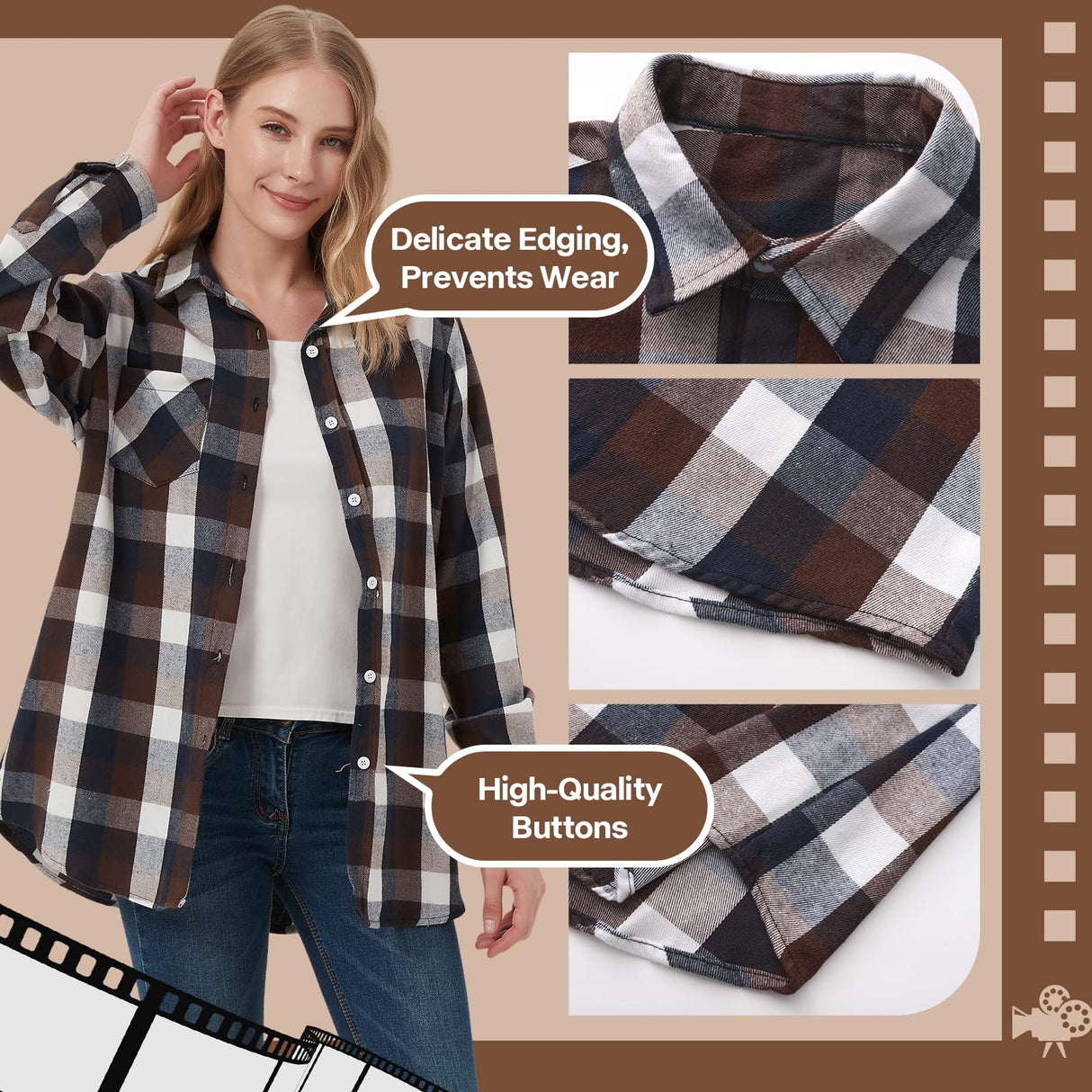 UUREED Dog Plaid Shirts Dog Clothes Dogs and Owner Shirts are Sold Separately