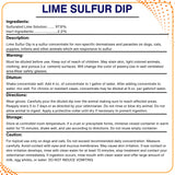 Lime Sulfur Dip – Concentrated Antimicrobial & Antiparasitic Solution for Itchy Skin, Mange, Ringworm & Dermatitis – Safe for Dogs, Cats, Puppies, Kittens, Horses, and Livestock (16 oz)