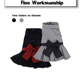 Dog Dress with Bowknot, Fashional All Weather Puppy Clothes Wedding Holiday Princess Pet Dresses for Small Dogs Cats Girl (White&Black, Small)