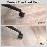 Blvornl Office Chair Mat for Hard Wood Floor, Sturdy Plastic Protector Floor Mat for Office Chair, Rectangle Transparent PVC Computer Hard Floor Chair Mat for Desk, Office, Home (Clear, 35.5 X 48in)