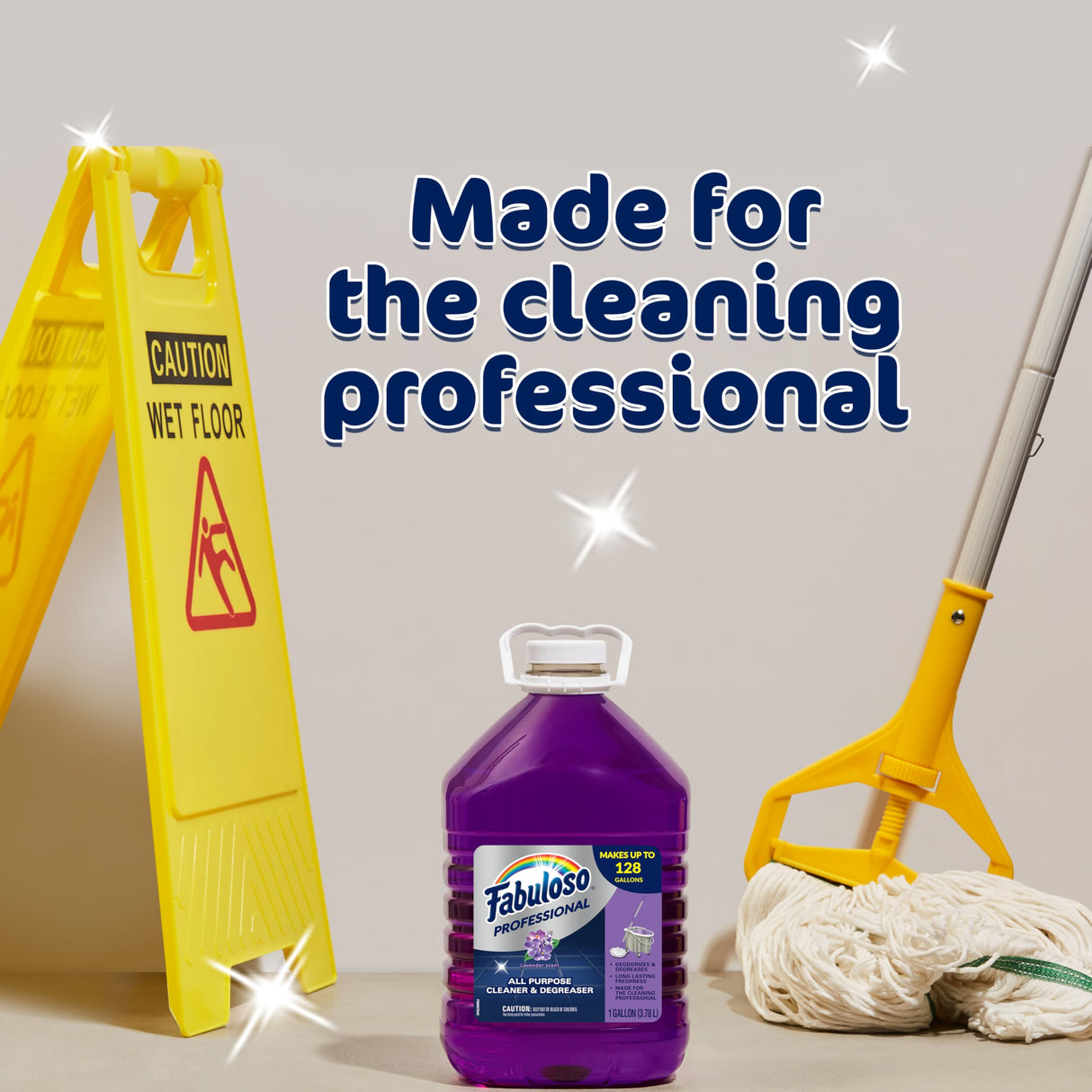 Fabuloso Professional All Purpose Cleaner & Degreaser - Lavender, 1 Gallon (Pack of 1)