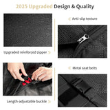 LEIMO KPARTS Dog Car Seat Cover for Back Seat,400lb Waterproof Dog Car Seat Cover Hard Bottom-Detachable,600D Heavy Duty Scratch Proof Nonslip Soft,Dog Hammock for SUVs,Car