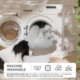 Bedsure Small Dog Bed for Crate Washable, Comfort Fluffy Plush Pillow Bed Crate Pad, Non-Slip and Machine Washable Kennel Pet Sleeping Mat for Puppy/Cat, 24"x17", Gray