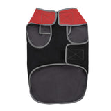 My Canine Kids Jacket for All Dogs, Fleece-Lined, Waterproof Doggie Vest, Reflective Pet Parka (6800) (Medium, Red/Black)