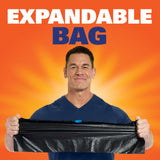 Ultra Strong 30 Gallon Trash Bags, Large Trash Bags 30 Gallon Size, Multipurpose, Break Resistant Drawstring Closure, Resists Leaks, Punctures, and Tears, Black, Fabuloso Scent, 50 Bags