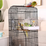 Colorday Bird Bath for Cage, Parrot Bath for Small to Medium Birds, Cockatiels, Parakeets, Budgie, Quaker, Conure, Lovebirds, Finches(6.7X6.7X7.74 inch)