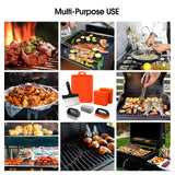 Upgraded Griddle Cleaning Kit for Blackstone 18 Pieces Flat Top Grill Accessories Cleaner Tool Set with Scraper, Heat-Resistant Silicone Spatula Mat with Hanger, Grill Brick, Scouring Pads