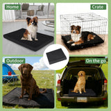 Dog Bed Covers Replacement Washable Waterproof Pet Bedding Cover with Durable Zipper, Large 42"X28"X4" Heavy Duty Dog Bed Liner for Indoor Outdoor, Easy to Clean