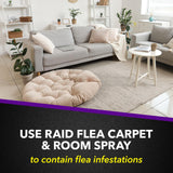 Raid Flea Killer Carpet & Room Spray, Kills hatching eggs for up to 4 months, 16 Oz