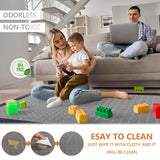 HOMEK Office Chair Mat for Carpet, 46" x 60" Studded Desk Chair Mat for Low Pile Carpeted Floors, Transparent Carpet Protector Mat for Office Chairs
