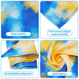 Pai Sence Tie Dye Dog Bandanas Bulk for Dogs 60 Pcs Assorted Size Stitching Dog Bandanas Small Medium Large Mixed Size Bandana Party Grooming