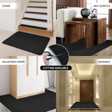 SHAREWIN Office Chair Mat for Hardwood/Tile Floor, 47"x36" Computer Gaming Chair Mat, Under Desk Low Pile Office Rug, Easy-Clean Floor Protector Mat, Black