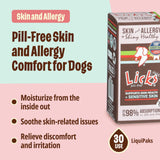 Licks - Skin & Allergy for Dogs - LiquiPaks - 30 Use