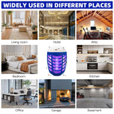 Jahy2Tech Bug Zapper Indoor,6 Pack Electronic Mosquito Zapper Indoor Mosquito Killer Lamp with UV Light Attractant,Plug in Fruit Fly Traps Indoor for Home, Living Room, Office Pest Control