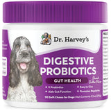 Dr. Harvey's Digestive Probiotic Soft Chews for Dogs, 9 Probiotics for Gut Health, Diarrhea and Bowel Support, Peanut Butter Flavor (90 Chews)