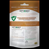 Vet's Best Brewer’s Yeast & Garlic Chews, Omega 3 for Dogs Healthy Skin & Coat Protection for Dogs, Dog Formulated with Veterinary Recommended Dosage, Garlic Supplements, 60 ct