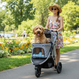 Nuanchu Dog Stroller Cooling Mat Waterproof Outdoor Pet Cooling Mat Washable Summer Cat Sleeping Blanket for Pet Stroller(11.81 x 19.69 Inches,Snowflake)