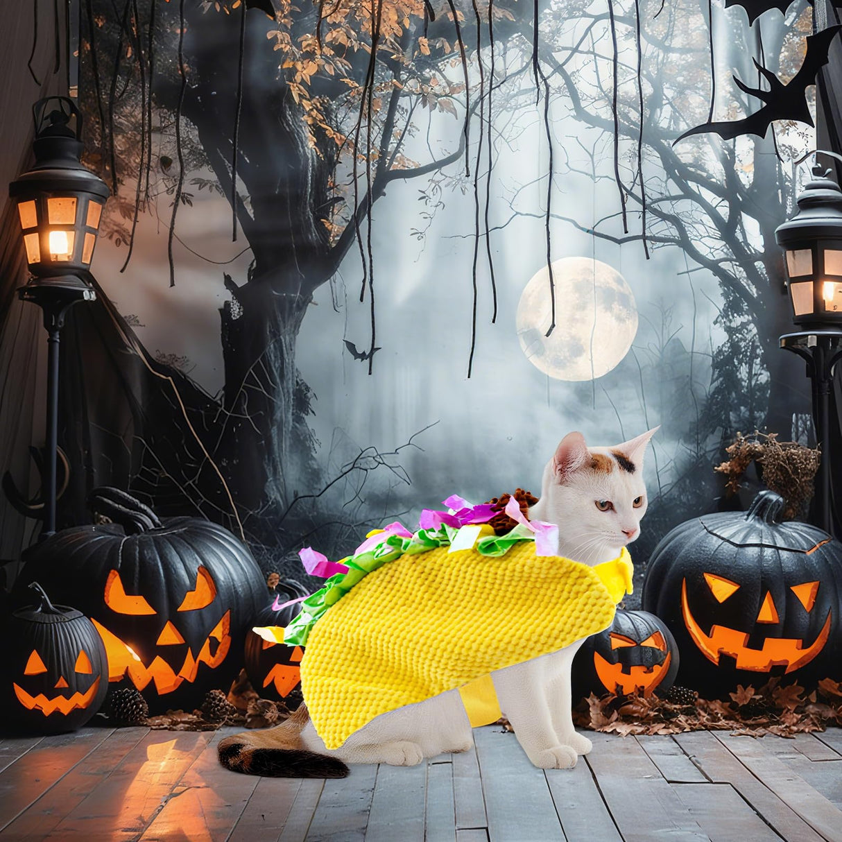 Taco Dog Costume Pet Costumes for Dogs - Funny Halloween & Christmas Apparel for Small & Medium Dogs Cats Puppy