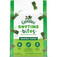 Load image into Gallery viewer, Greenies Anytime Bites Dog Treats, Original Flavor, 24 oz. Bag
