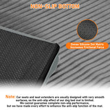 Dog Bed Mat for Car Backseat,Colewin Non-slip Waterproof Car Seat Mat for Dogs&Pets with 2-Inch Thick Foam & Easy Clean Dog Pad Cover Suitable for Travel,Camp,Home,NOT Include Extender(23.5x51in,Grey)
