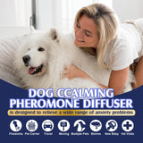 TachengMc Dog Calming Pheromones Diffuser, 6 in 1 Kit Appeasing Pheromone Diffuser to Calm Dogs, Dog Anxiety Relief Lasting 120 Days with 2 Diffuser + 4 48ml Refill