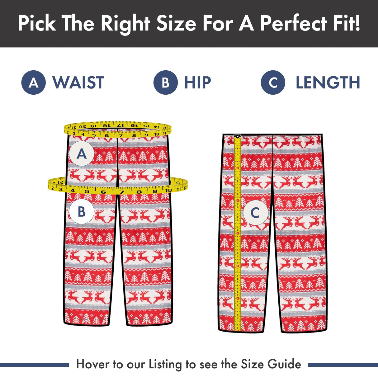 Spark Paws Christmas Matching Dog and Owner Pajama Bottoms, Festive Holiday Family Outfit Sets, Winter Wonderland - Large