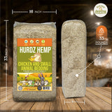 Hemp Bedding for Chickens - Made from 100% Natural Hemp - Superior Absorption & Odor Control- Eco-Friendly Hemp Bedding for Chickens - Easy Maintenance Hemp Bedding for Small Animals