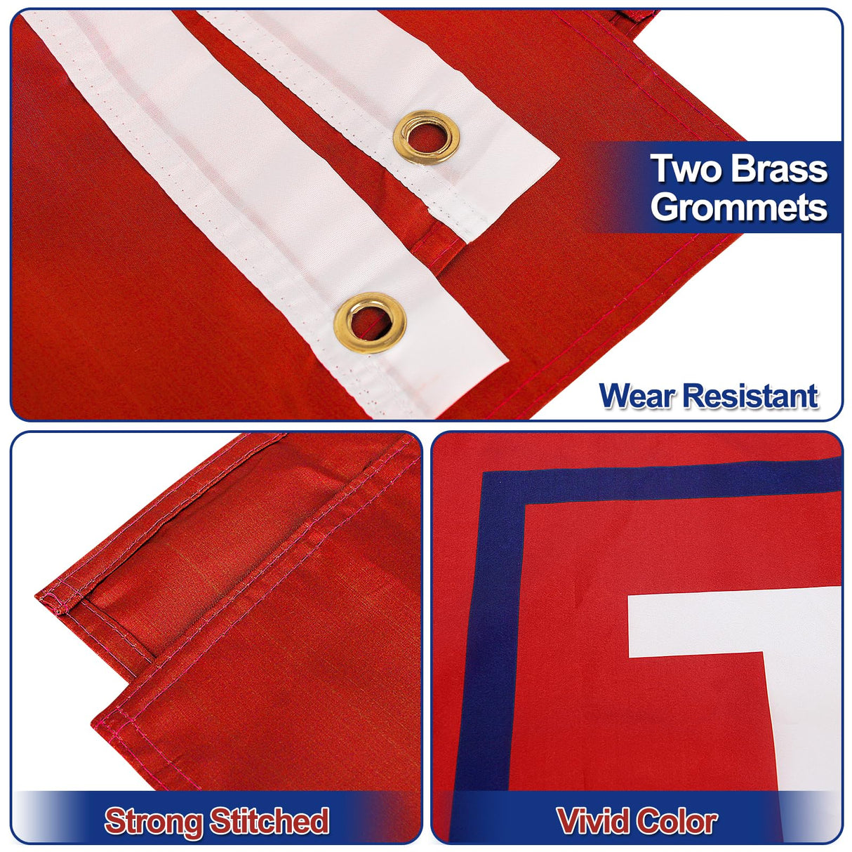 Trump 2024 Flag 3x5 Outdoor Double Sided - 3 Ply Red Take America Back 2024 Donald Trump Flags for Outside Indoor Outdoor Patriotic Decorations - Heavy Duty President Trump Flag with 2 Brass Grommets