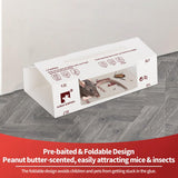 LULUCATCH Sticky Mouse Traps, 72 Pack Pre-baited Glue Traps, Foldable Bulk Non-Toxic Indoor Mouse Glue Boards for Insects, Snake, Lizard, & Spider, Pet Child Safe & Easy to Use Pest Control