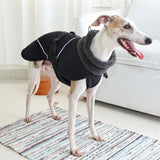 Dog Cold Weather Coats Pet Water-Resistant Jackets Snow Clothes Harness Suit Winter Gear (Beige, Medium)