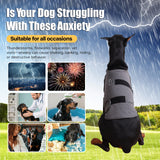Harbyel Dog Anxiety Vest - Skin-Friendly Calming Shirt for Thunder, Fireworks, Vet Visits & Separation Anxiety – No Medicine or Training Needed – Suitable for Small, Medium, and Large Dogs
