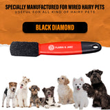 Stripping Metal Stone Diamond Edged for Dogs, Cats & Pets with Plastic Grip (Coarse)