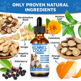 Kennel Cough Herbal Drops for Dogs & Cats,Dog Cough Treatment,Dog Cough Suppressant,Kennel Cough for Dogs,Coughing Treatment Liquid,Cough Treatment for Cats,Natural Cough Supplement for Cat