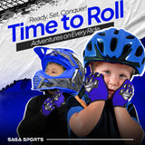 SAGA SPORTS Youth Motocross Gloves – Pro-Grade Protection for Dirt Bike & BMX Riders | High-Performance Gear for Boys & Girls | Built for Future Champions