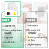 Bates- Drywall Repair Kit, 16 pcs, Aluminum Wall Repair Patch Kit