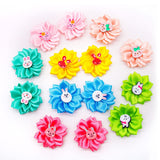 Mruq pet 80pcs Dog Flower Bows, Bulk Holiday Small Dog Hair Bows with Rubber Bands, Mix Cute Bunny Pattern Puppy Dog Bows for Festival Pet Dog Cat Hair Grooming Accessories